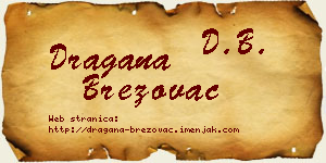 Dragana Brezovac vizit kartica